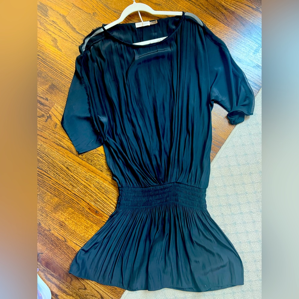 Ramy brook black mini dress